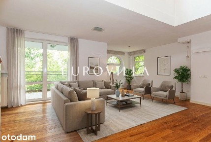 Penthouse Sadyba strona Jeziorka taras 100m2