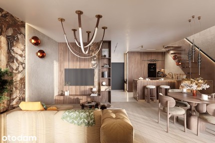Dwupoziomowy apartament | 66 m² | widok na Warszawę.