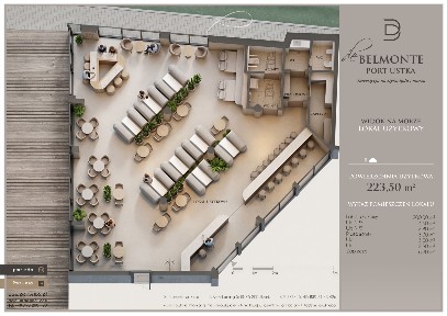 Lokal użytkowy 223,5 m² | Port Ustka | widok na port i Bałtyk | Bulwar Portowy