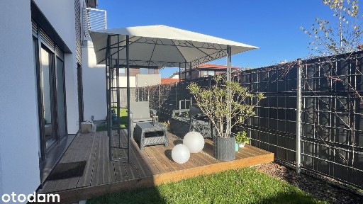 3 pokoje z dużymi przeszkleniami, 120 m2 ogród, wysoki standard