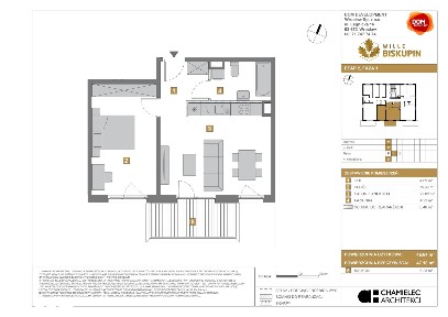2-pokojowe mieszkanie 46m2 + balkon Bez Prowizji