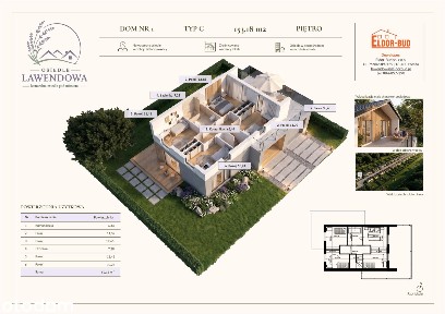 Dom WOLNOSTOJĄCY 153 m² Nowe Osiedle Lawendowa Łomża