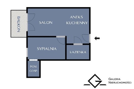 Wykończone 2 pokoje | Balkon | Miejsce w hali