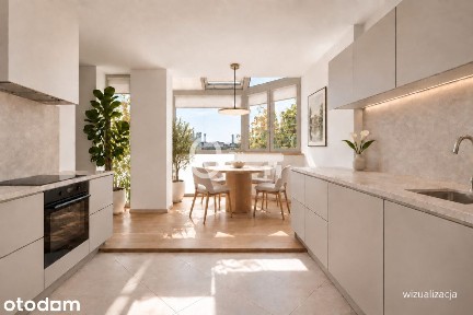 Dwupoziomowy apartament z dużym tarasem