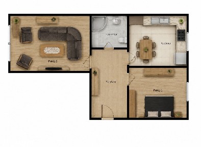 2 pokoje z balkonem blisko centrum | Kluczbork | 219 000 zł