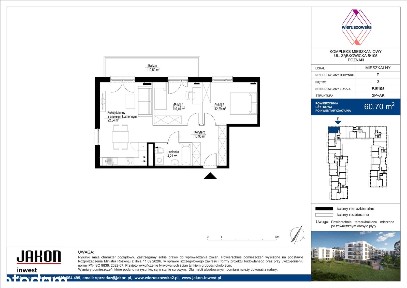 3-pokojowe mieszkanie 60m2 Bezpośrednio