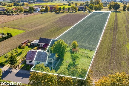 Na sprzedaż połowa domu z dużą działką 8700 m² - Mieszków