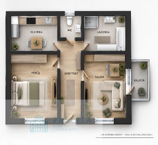 Mieszkanie 49,97 m² | Leszka Czarnego