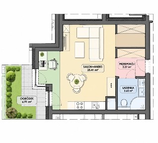 Idealne na start lub pod wynajem | 32,38 m²