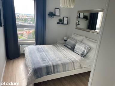 Nowoczesne 2-pokojowe mieszkanie z balkonem, super widok na Gdańsk