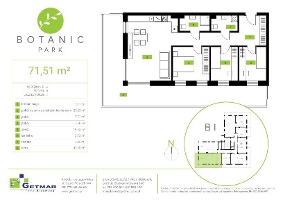 Botanic Park | atrakcyjny apartament nr 6