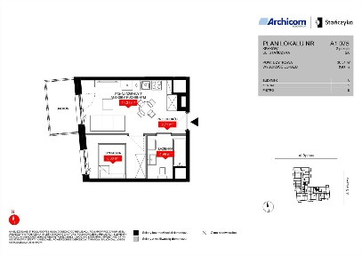 2-pokojowe mieszkanie 30m2 + balkon
