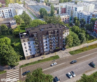 Lokal z witryną w Łodzi, nowy budynek