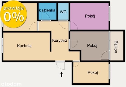 4-pokojowe mieszkanie dla rodziny lub inwestora