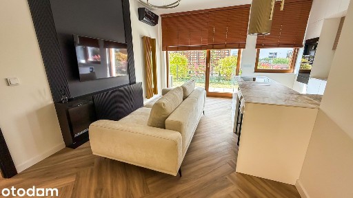 Mokotów, 3 pokoje 60,5 m² z ogródkiem i klimatyzacją, wysoki standard