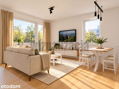 3 pokoje | 55,78 m² | Po remoncie | Park Zadole
