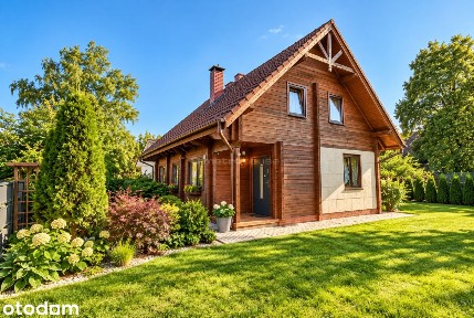 Dom z bali blisko natury w pobliżu Zielonej Góry