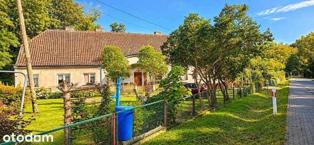 Mieszkanie z podwórkiem, piwnicą, strychem przy jeziorach na Warmii