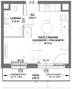 Ładne ustawne duży taras Gdynia komunikacja i Skm