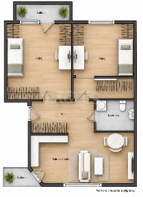 3 pokoje|2 balkony|Po remoncie|Centrum Wołomina