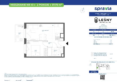 2-pokojowe mieszkanie 37m2 + balkon Bez Prowizji