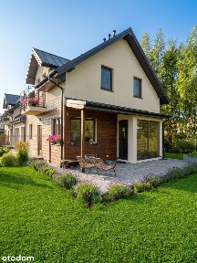 Nowoczesny bliźniak z ogrodem 6 pokoi Wysoki standard Falenty Duże