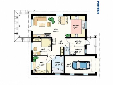 Skórzewo | 4 sypialnie | Działka 817 m²