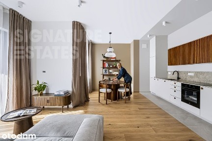 Zupełnie nowe, designerskie 2 pokoje z balkonem w Porcie praskim