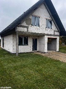 Nowy dom 114 m² z garażem, 8 arów, Piekoszów - stan surowy