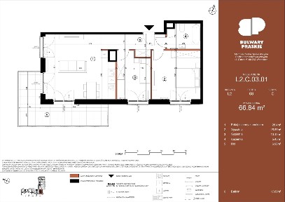 3-pokojowe mieszkanie 66m2 + balkon