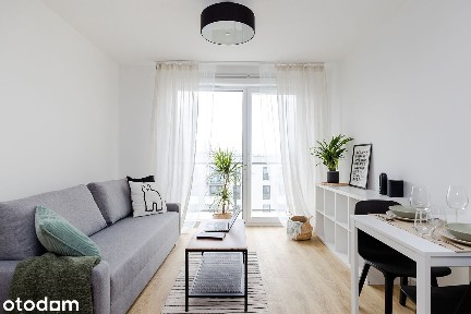 umeblowane 2-pokojowe + duży balkon 15 min. od centrum Gdyni