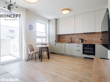 Nowoczesne studio przy Lotnisku | Balkon | Parking