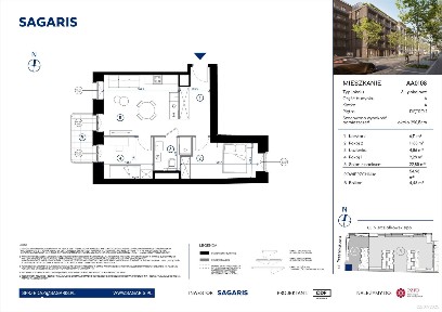 3-pokojowe mieszkanie 54m2 + balkon Bez Prowizji