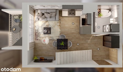 PRESTIŻOWA OFERTA, MINI PENTHOUSE Z ANTRESOLĄ, TARASEM i 2 BALKONAMI
