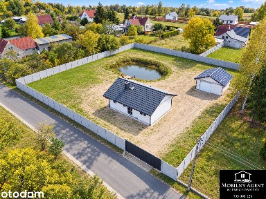 Nowy dom 69 m² Działka 20 arów | Prywatny staw | Garaż dwustanowiskowy