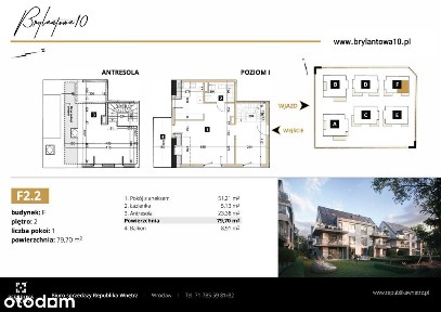 79,70m² / okolica premium / antresola