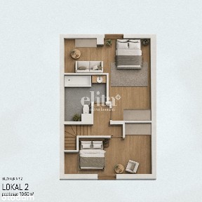 4 pokoje + poddasze 30,5 m² | Taras | Herberta