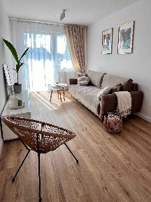 Nowoczesne 2-pokojowe mieszkanie | Balkon | Garaż | 7 min. od plaży