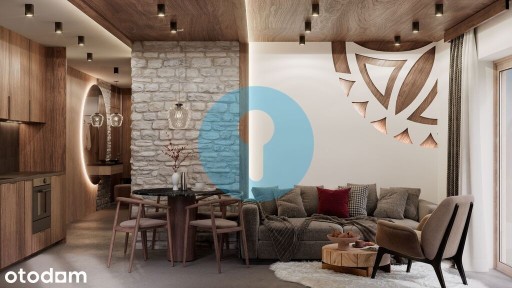 3 pokoje, 54, 3 m², nowoczesny styl góralski, garaż