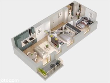 -1000zł/m2! 3pok 50,07m2 IVp. Balkon Mistrzejowice