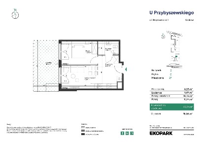 2-pokojowe mieszkanie 37m2 + ogródek Bez Prowizji