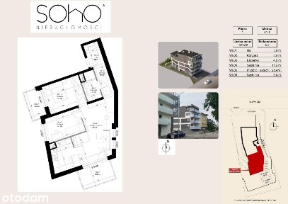 Gotowe do odbioru! 3 pokoje, 61,1 m² i dwa balkony