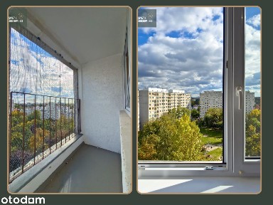 2 pokoje w cenie kawalerki | Loggia | 9. piętro z windą | Różanka