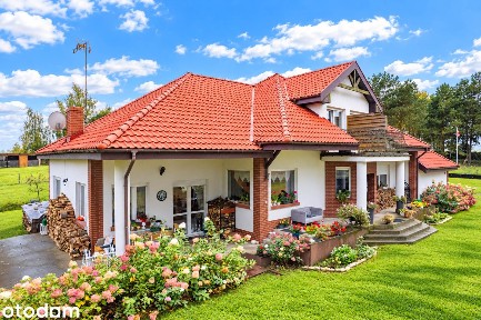 Dom wśród lasów i jezior - duży taras i ogród, 7 pokoi, Potrzanowo