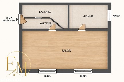 Kawalerka po remoncie | Wysoki parter | 3 pomieszczenia dodatkowe
