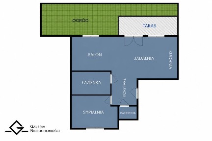 2pokoje Motława Garden | Wysoki Standard | Ogród