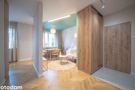 3 pokoje po remoncie | 50 m² | 1. piętro | Kmity | blisko centrum