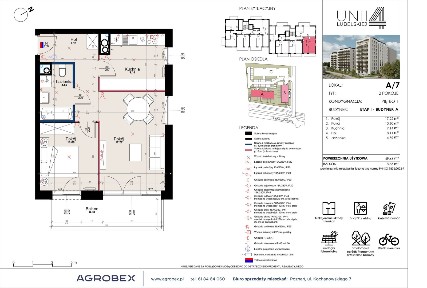 2-pokojowe mieszkanie 49m2 + balkon Bez Prowizji