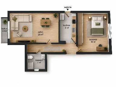 Sprzedam mieszkanie 40 m² - blisko Parku Kościuszki i AWF!