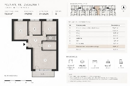 73 m² Malta | designerskie wnętrze | klimatyzacja | 3 miejsca garażowe